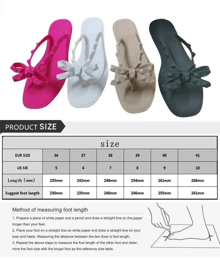 Coquette Rivet Flat Sandals