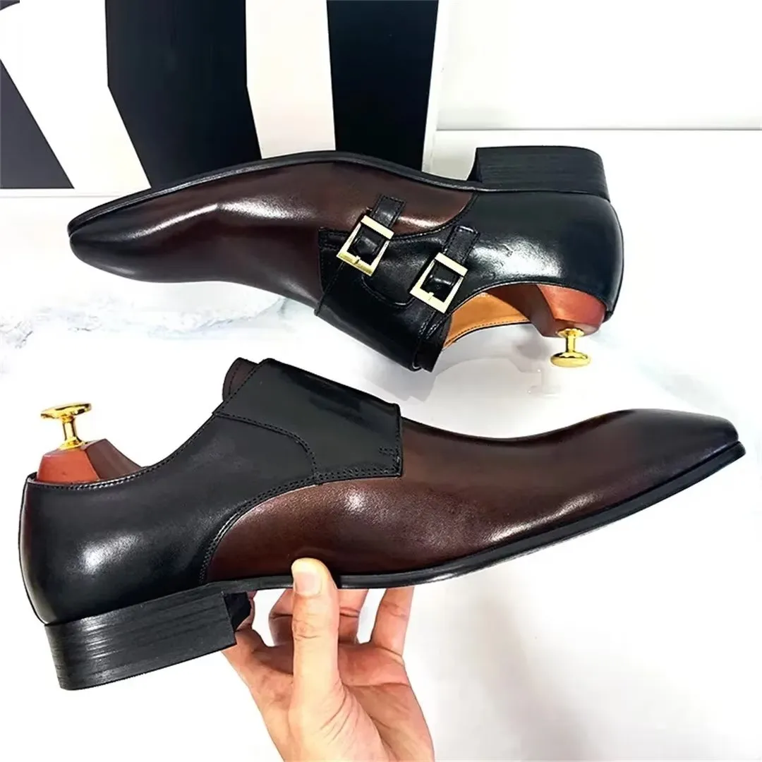 Ostranuxe Classic Monk Loafers