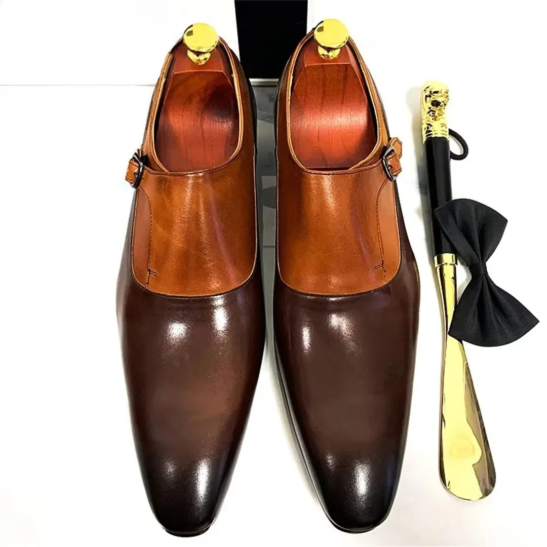 Ostranuxe Classic Monk Loafers