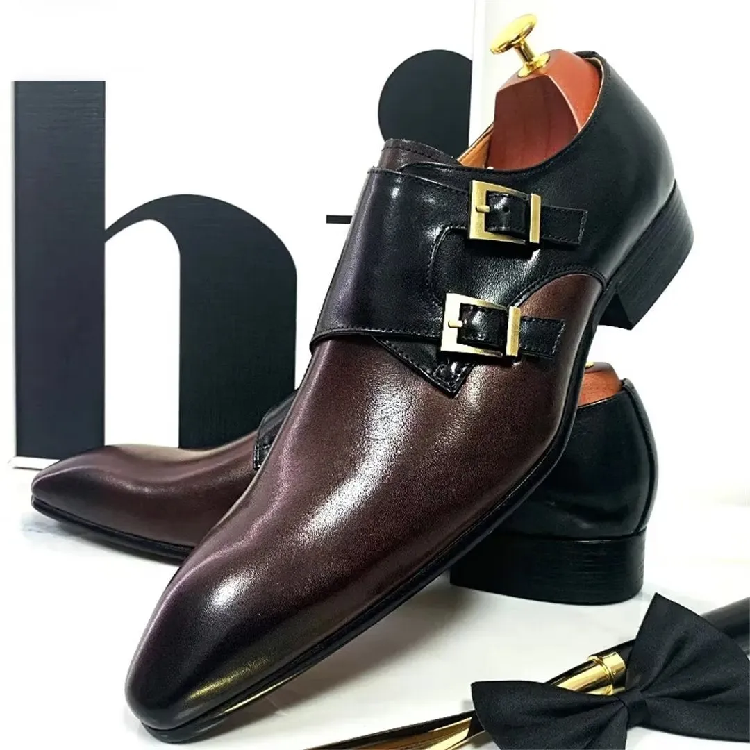 Ostranuxe Classic Monk Loafers