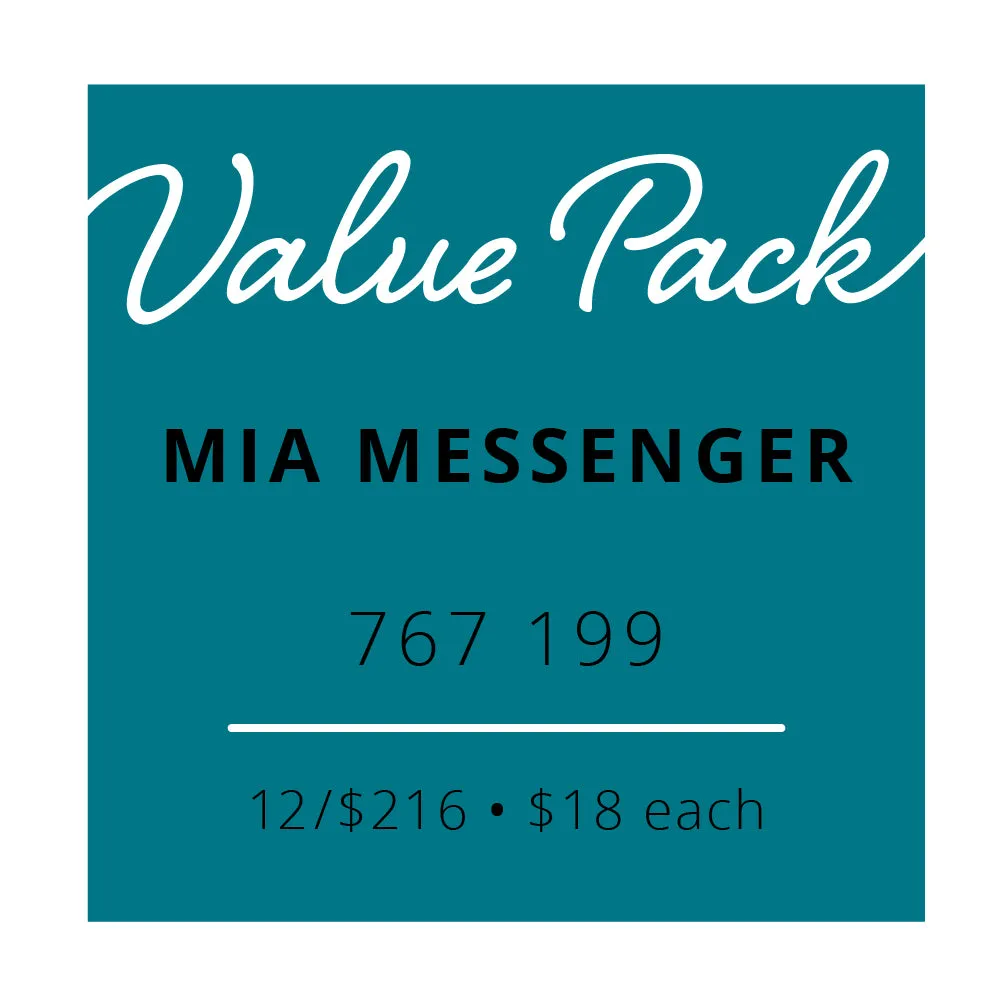 Value Pack Mia Messenger | 12/$216